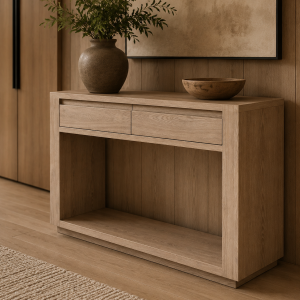 Falun Console Table Smoked Oak